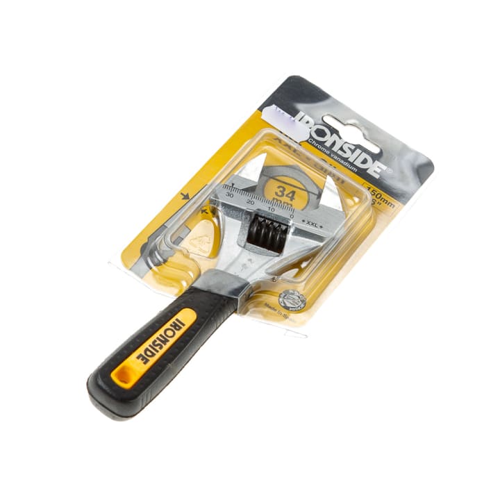 Schroefsleutel chroomd 150mm smalbek 34mm