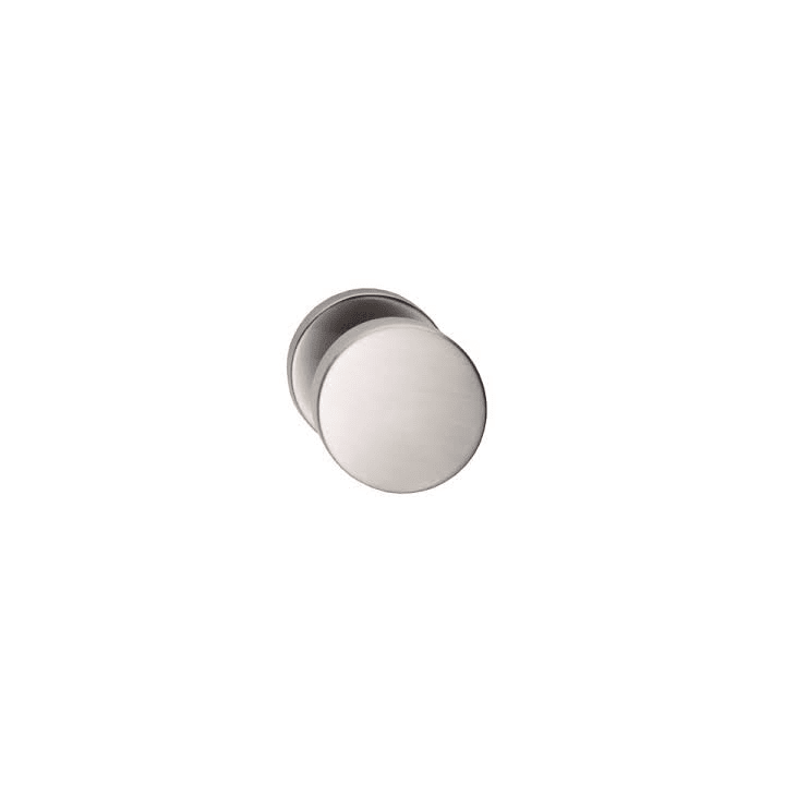 Knop 50mm damschijf vast RVS