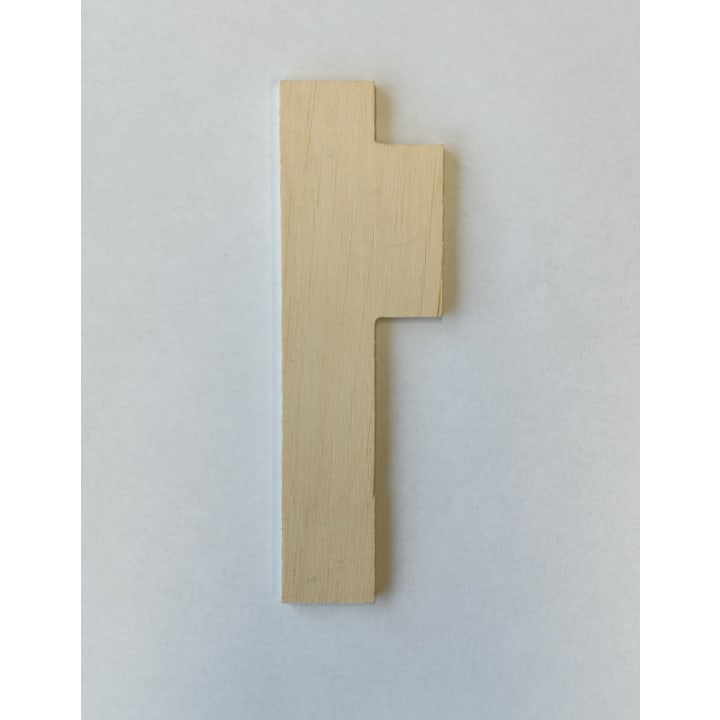 Sluitplaatklos hout 1200-serie d/n rechth.