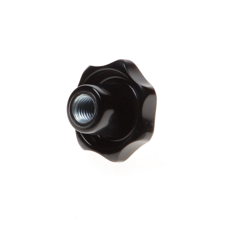 Sterknop bakeliet 40mm M10 zwart