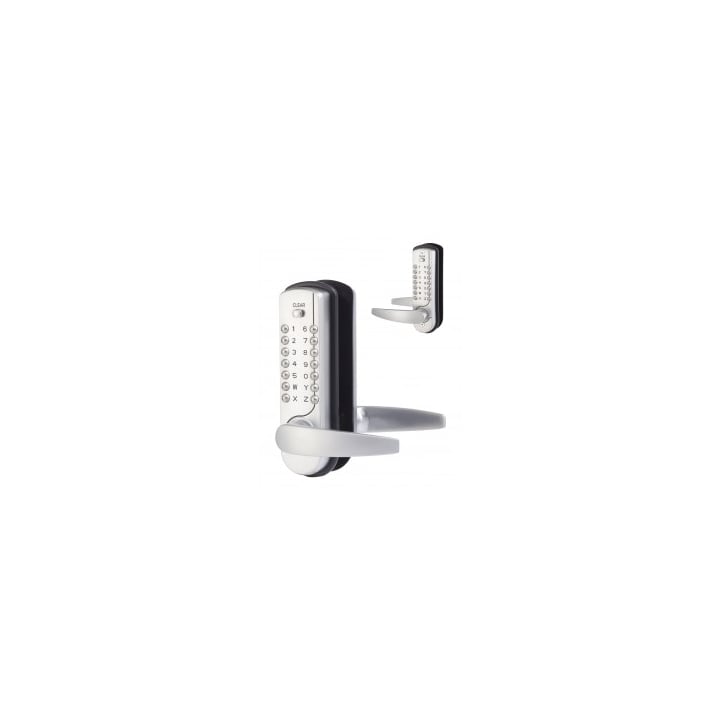 Maasland Mechanisch codeslot mat zilver NK7500 (binnendeur)