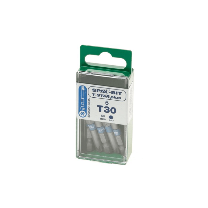 Spax Bit Torx T30 50mm (set van 5 stuks)