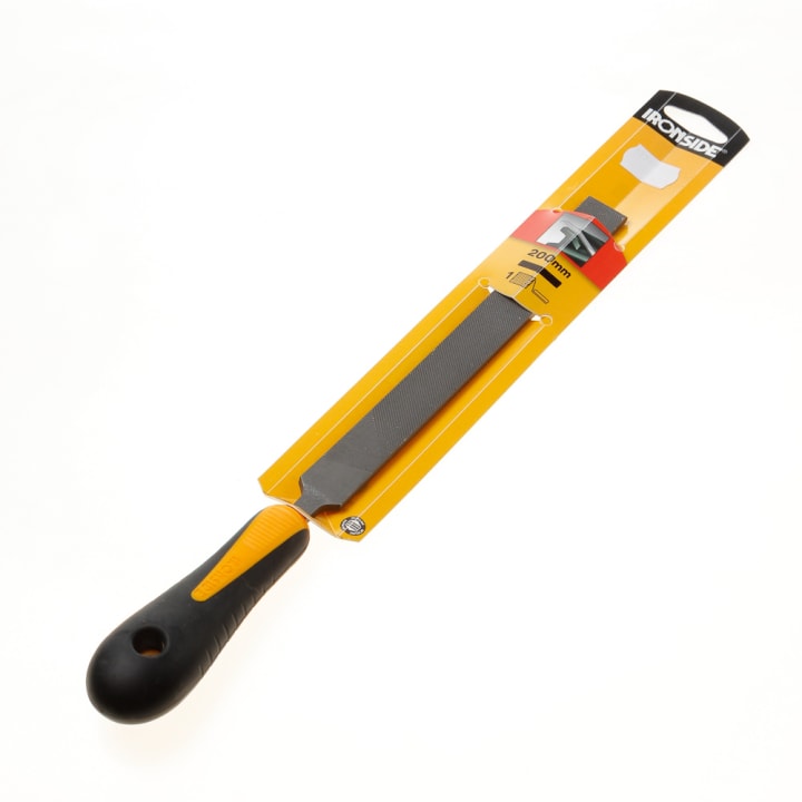 Ironside vijl plat Basterd 200mm