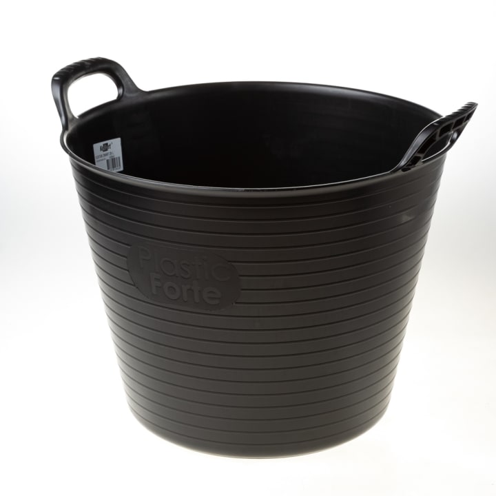 Flexibele kuipemmer zwart 25ltr
