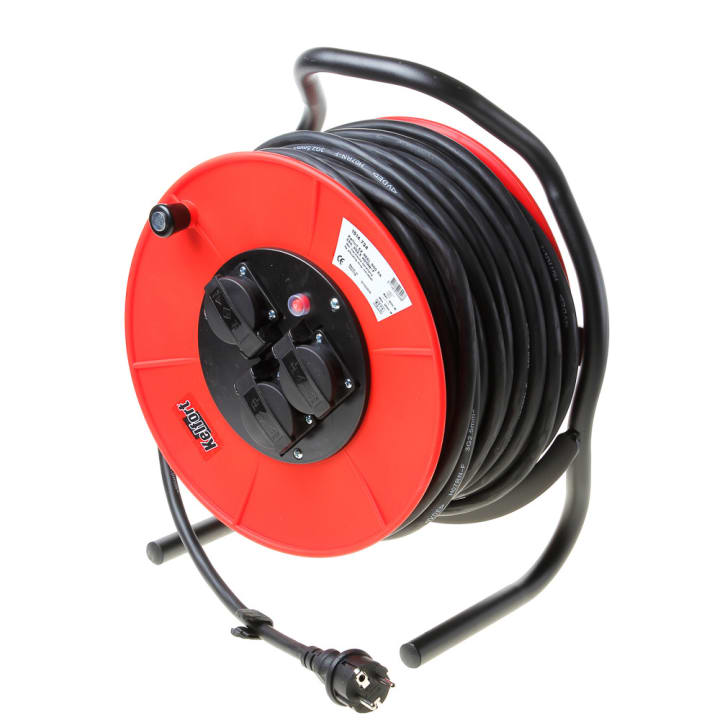 Kelfort kabelhaspel er500(d) 33m 3 x 2.5mm²