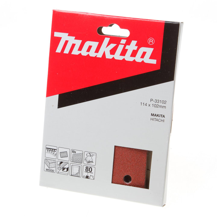 Makita Schuurvel klit 102 x 115mm K80