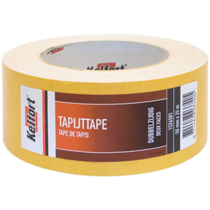 Tapijttape dubbelzijdig 50mm x 25 meter