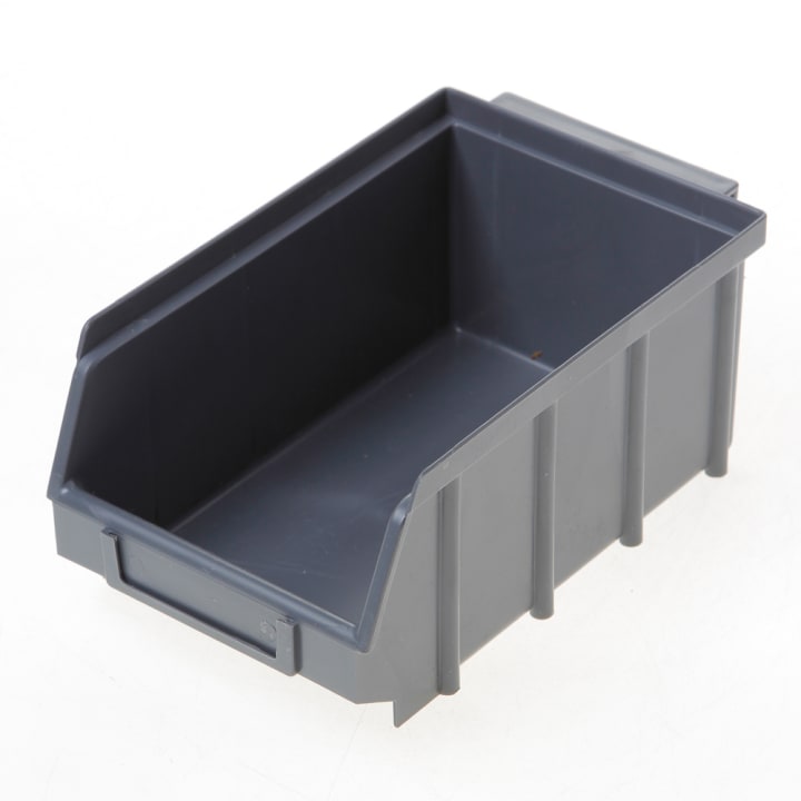 Stapelbak PVC 160/100 p1 grijs