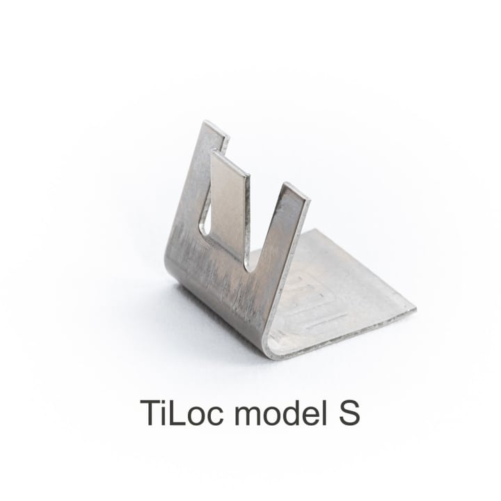 Voegklem Tiloc rvs model S (50 stuks)