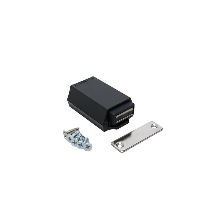 Push to open zwart met magneet