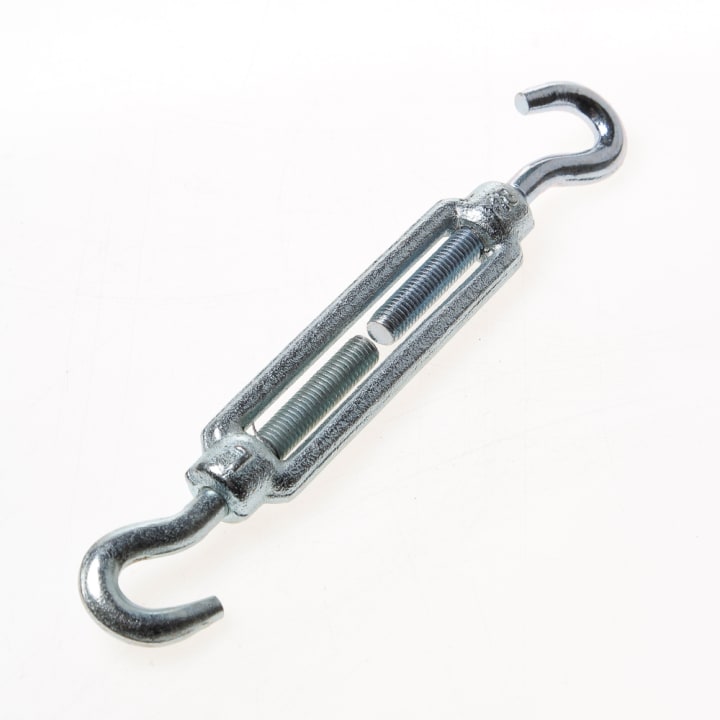 Spanschroef haak-haak 1480-08C DIN 1480 verzinkt M8 x 110mm 9.515148008