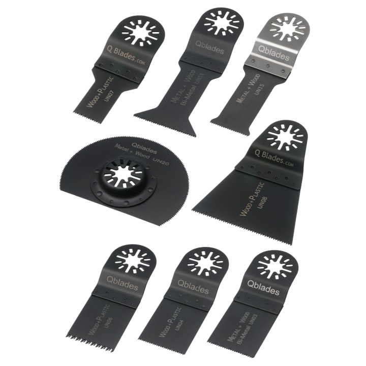 Qblades UN90 Set Hout-Metaal Compleet 8St