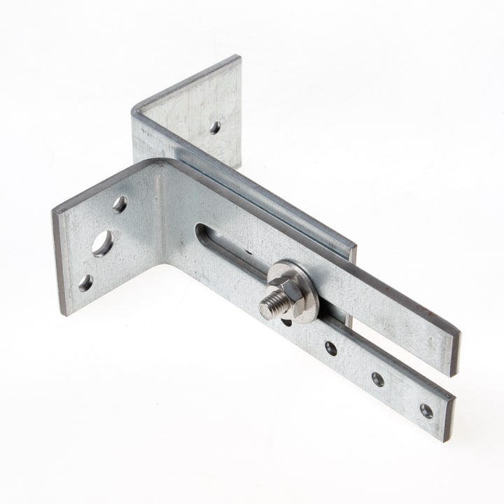 GB Kozijnstelhoek Type A sendzimir verzinkt 95 x 210mm 0724802