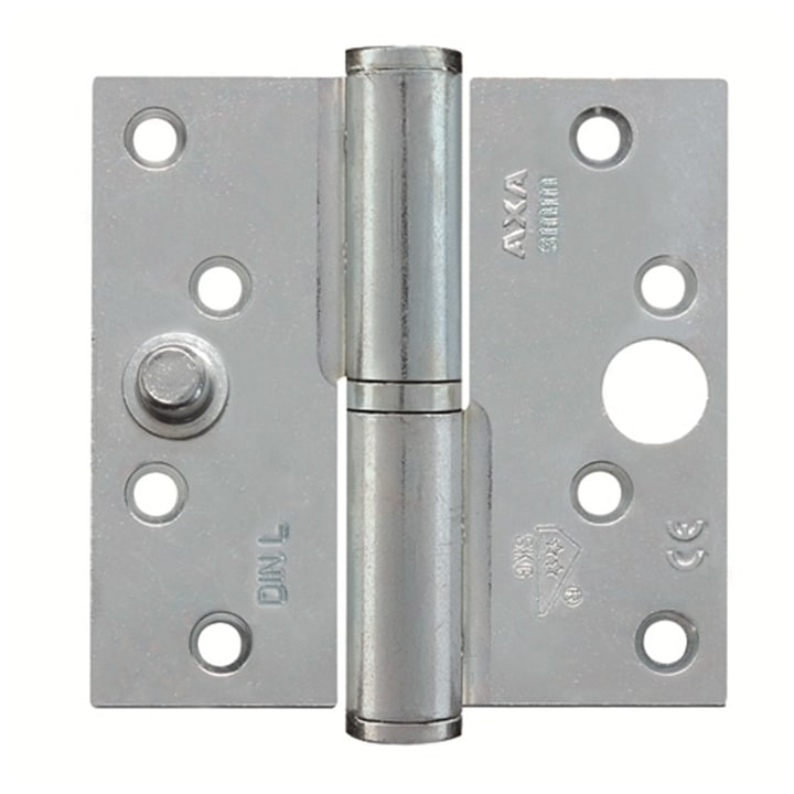 Axa Veiligheidskogelstiftpaumelle topcoat gegalvaniseerd links 89 x 89 x 3mm SKG*** 1201-35-23/V4E
