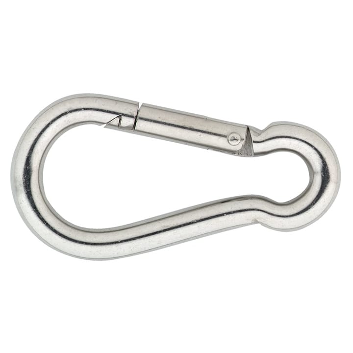 Karabijnhaak 245-13I C-DIN 5299 RVS AISI 316 160 x 13mm 8000.024.5I13