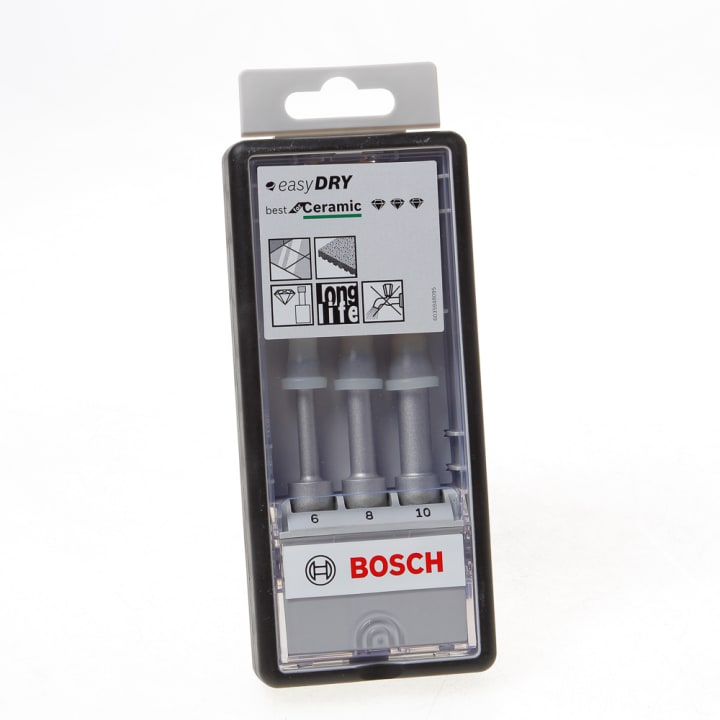 Diamantboor Easy Dry set diameter 6-8-10mm