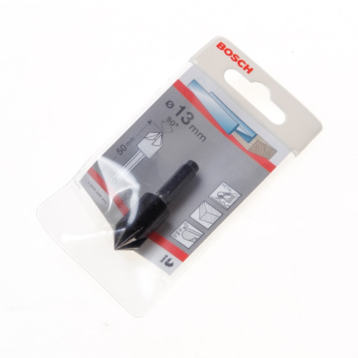 Conische Verzinkboor zeskant diameter 13mm