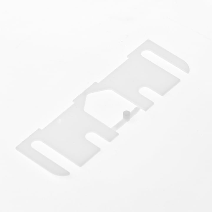 Axa Onderlegplaat 1mm kunststof wit voor Heavy Duty scharnier 114 x 89mm 1140-01-95