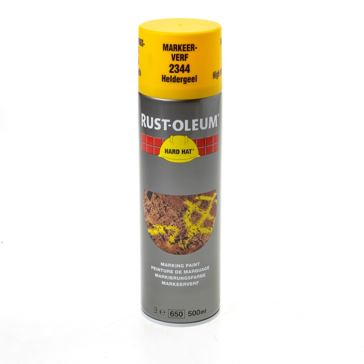 Rust-Oleum Hard Hat markeerverf geel 500ml