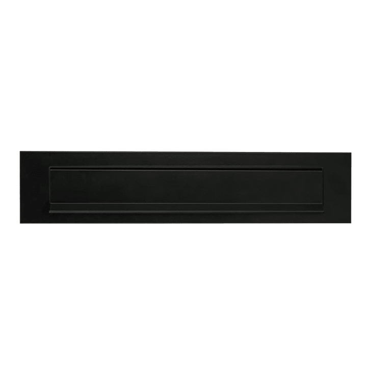 AMI briefplaat met veer type DL, 340x73 zwart