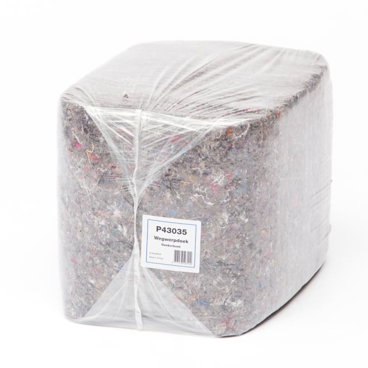 Poetsdoeken grijs gemolton 10 kg