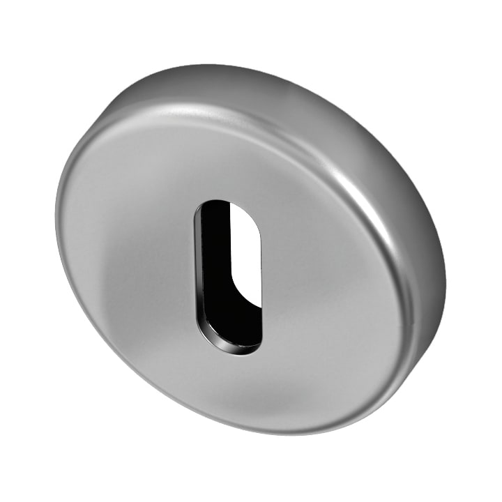 Sleutelrozet mat chroom 50mm rond per paar
