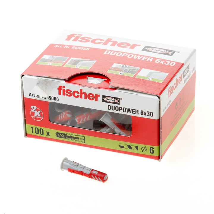 Fischer plug Duopower 6x30mm