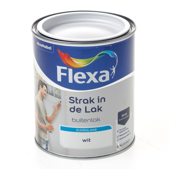 Flexa Hoogglans wit 750ml