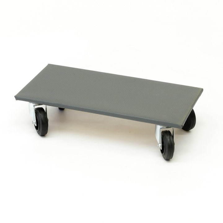 Rolplateau "hondje" rubber wiel 250kg
