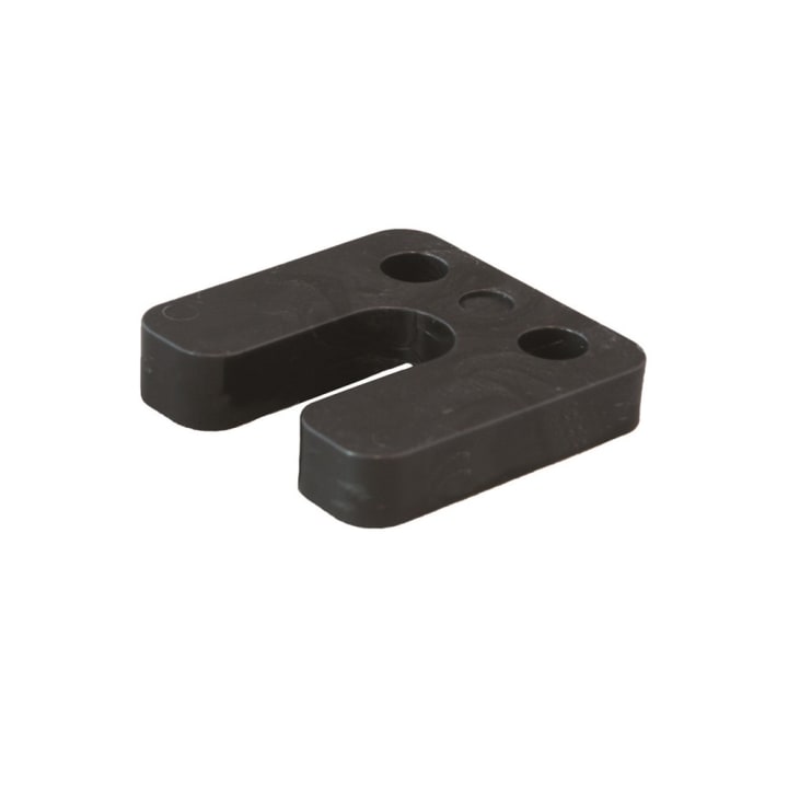 Gb Hogedrukplaat met sleuf 10 x 70 x 70mm ABS 34850