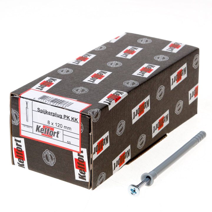 Kelfort spijkerplug philips platverzonken kop 8 x 120mm