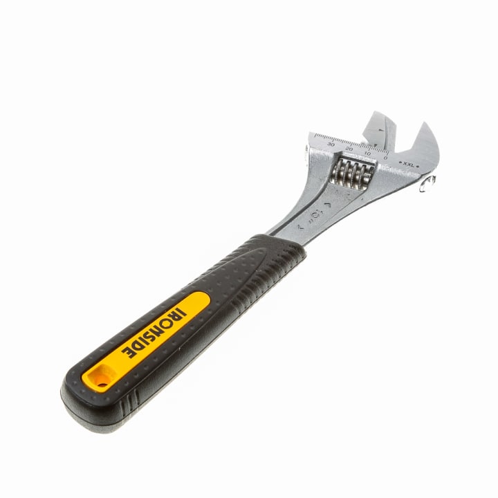 Schroefsleutel chroomd 259mm verst./omk.40mm
