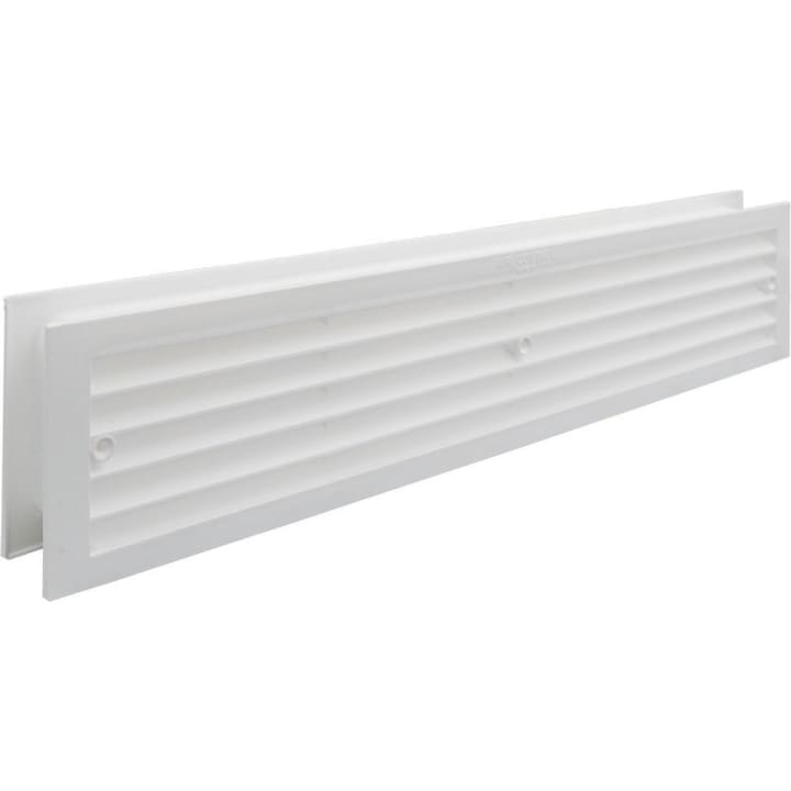 Badkamerrooster DoubleGas 450x90mm wit