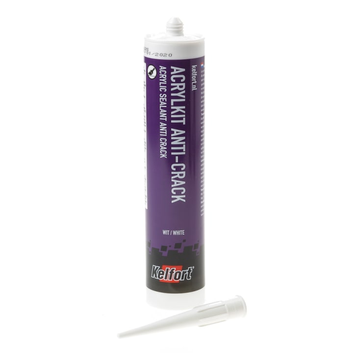 Acrylaatkit-W wit anti-crack 310ml