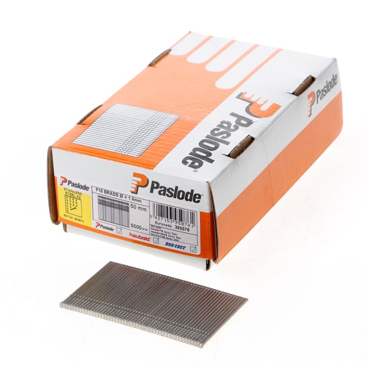 Paslode Afwerkbrads F16 RVS 1.40 x 50mm