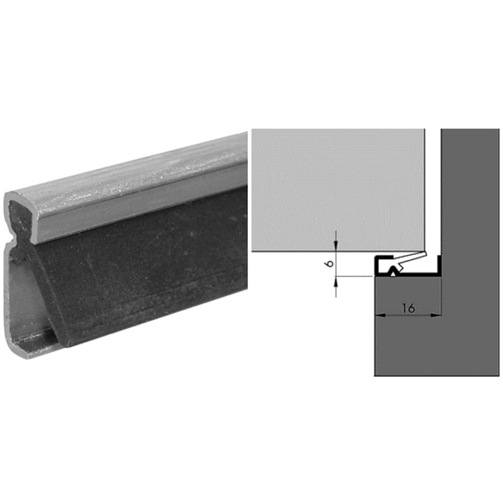 Nieuwbouw profiel inbouw 300cm