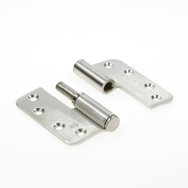 BSW Kogelstiftpaumelle RD BB 807 STD RVS rechts 89 x 89 x 3mm