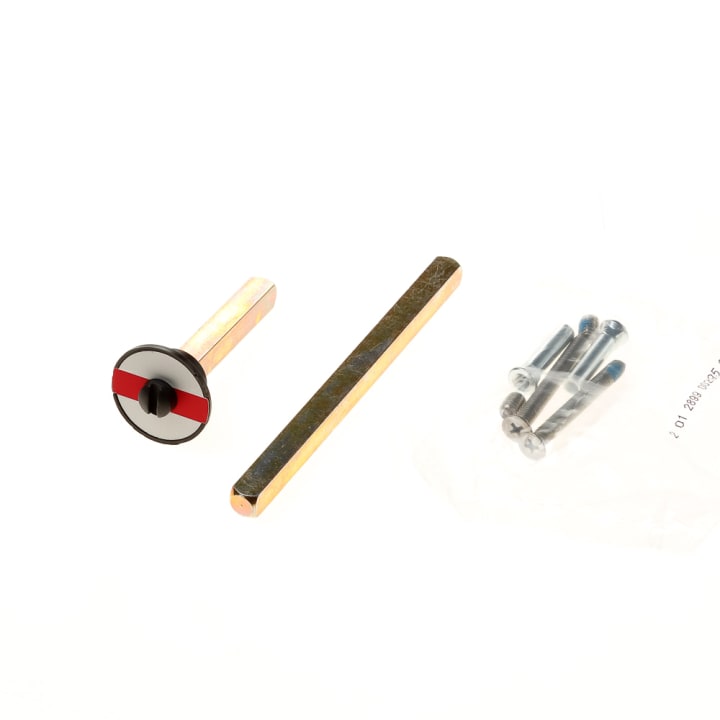 Bevestigingset kortschilden ASL t.b.v. deurdikte 39-58mm voor toilet-/badkamergarnituren