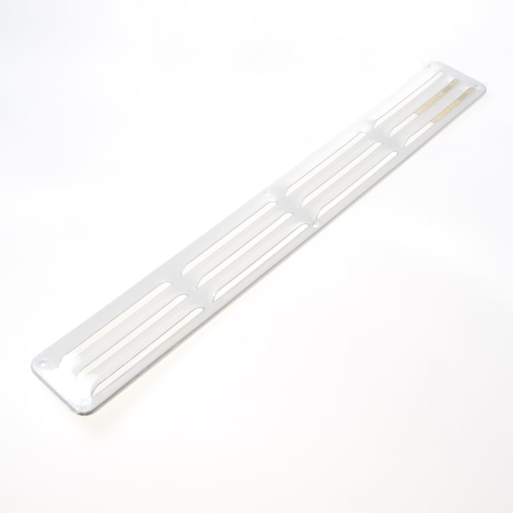 Gavo Schoepenrooster aluminium wit 49.5 x 6.5cm