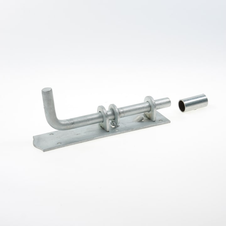 GB Plaatgrendel zwaar met buisje thermisch verzinkt 210 x 50mm 74431