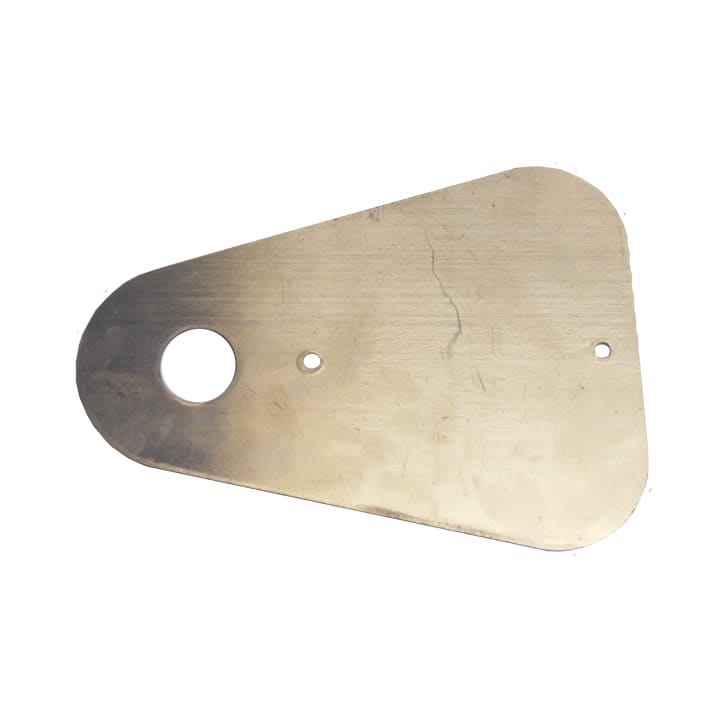 Beschermplaat aluminium varkensbrander