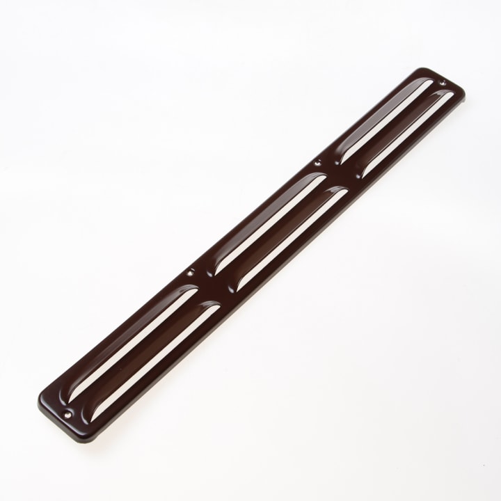 Gavo Schoepenrooster aluminium bruin 37 x 4cm