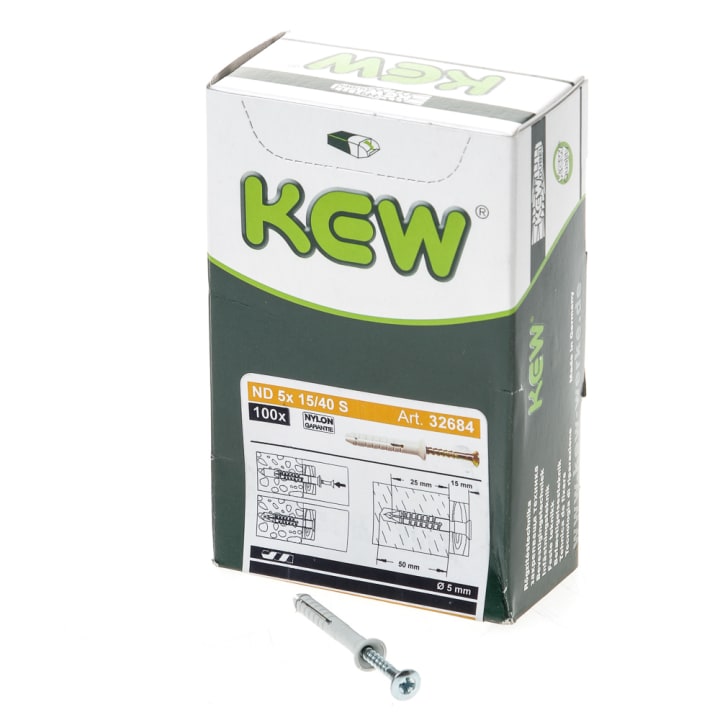 *KEW nagelplug vz pk 5x40/15 t ovd27