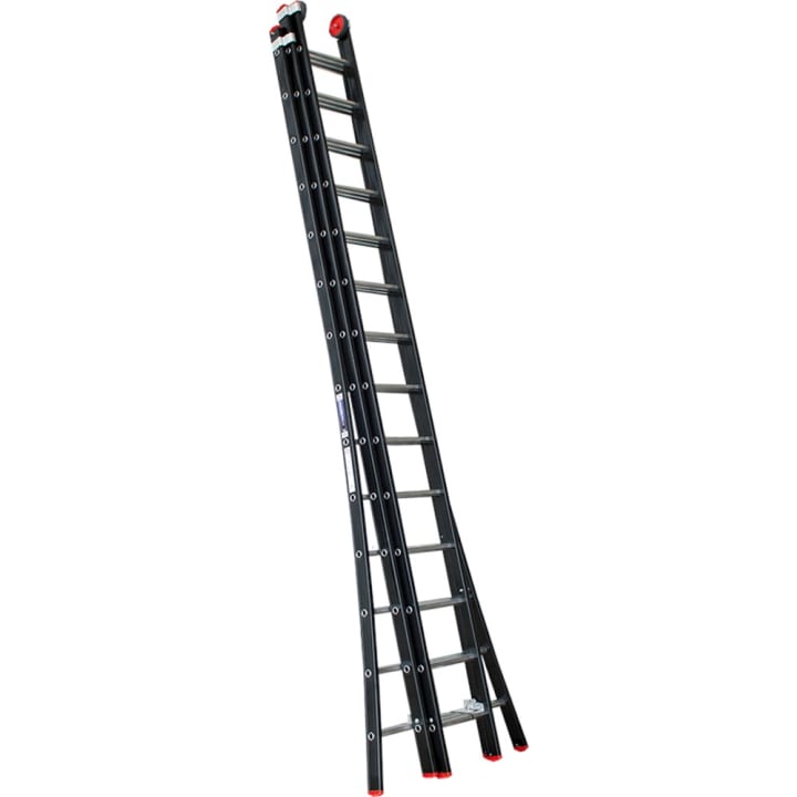 Reformladder Magnus, aluminium, zwart, 3x14 treden