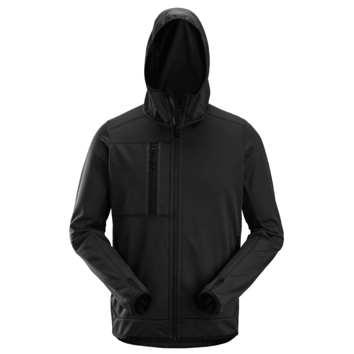 Jack fleece m/capuchon 8058 zwart XXL