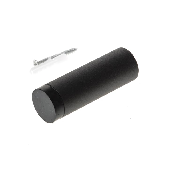 Deurstopper zwart wandm. 30x90mm