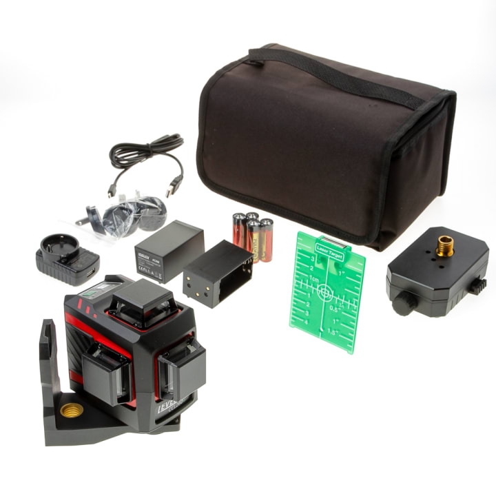 *Cone lijnlaser CCL260G zelfn.3d groen-