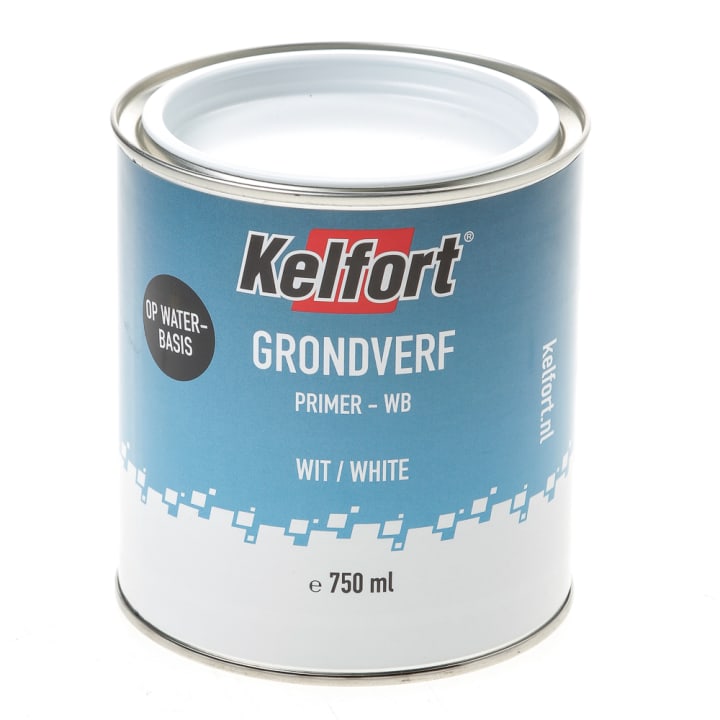 Grondverf wit waterbasis 750ml-