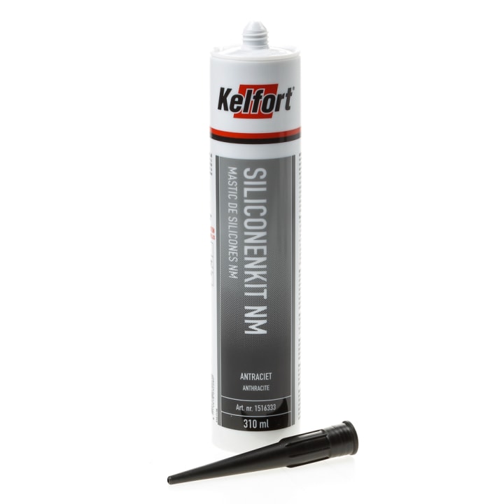 Siliconenkit natuusteen antraciet 310ml