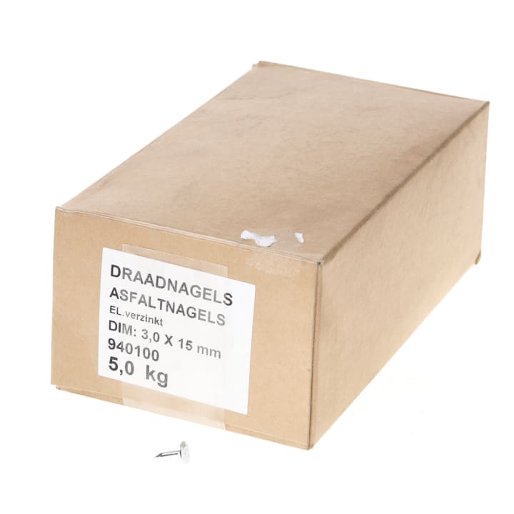 Asfaltnagel gegalvaniseerd 3.0 x 15mm